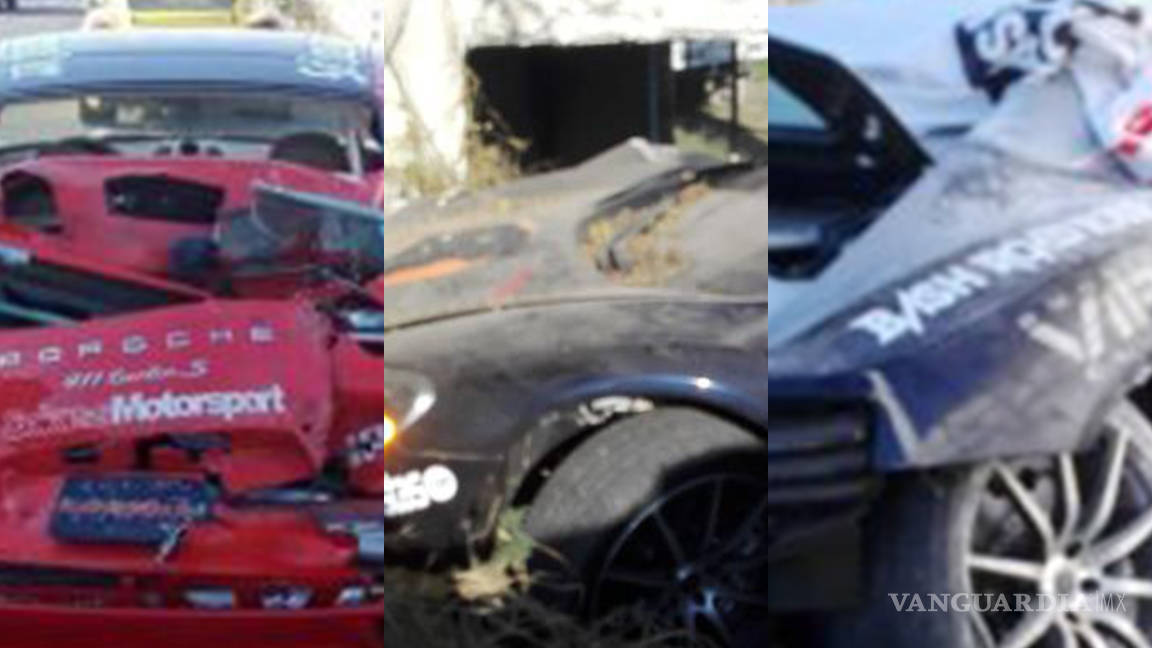 Por jugar “carreritas”, vehículos de lujo quedan destrozados en León