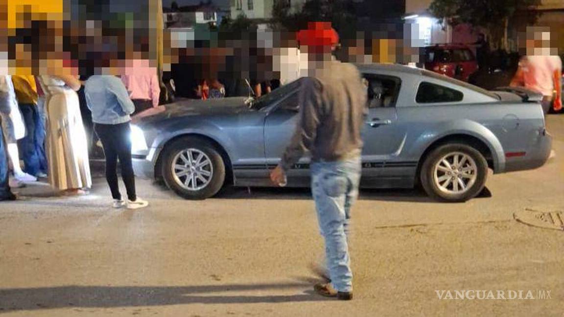 $!El accidente ocurrió en la intersección de las calles Mora y Nogal, en la colonia Nueva Imagen.