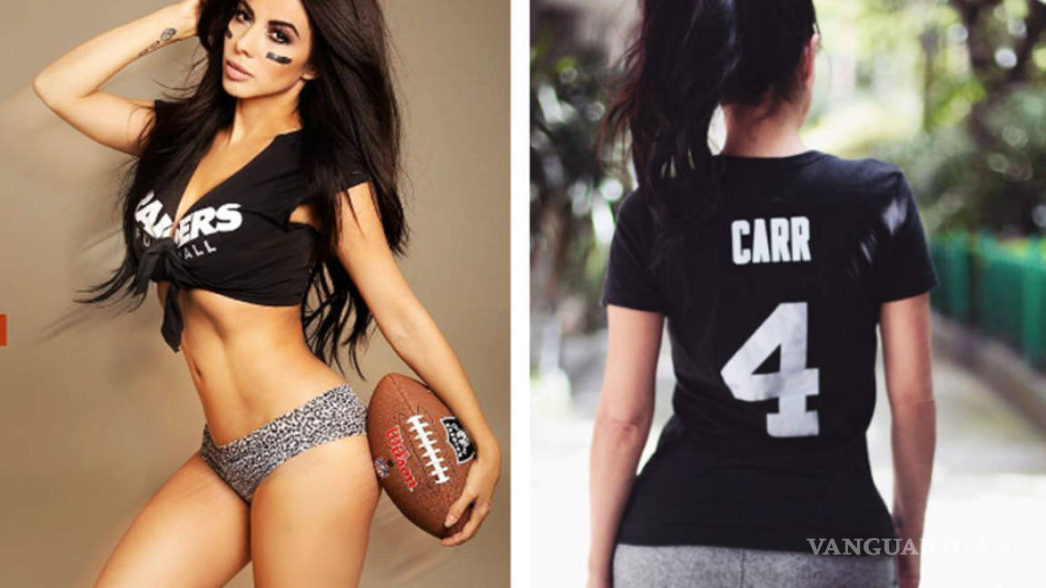 $!Jimena Sánchez, la fanática más sexy de los Raiders de Oakland