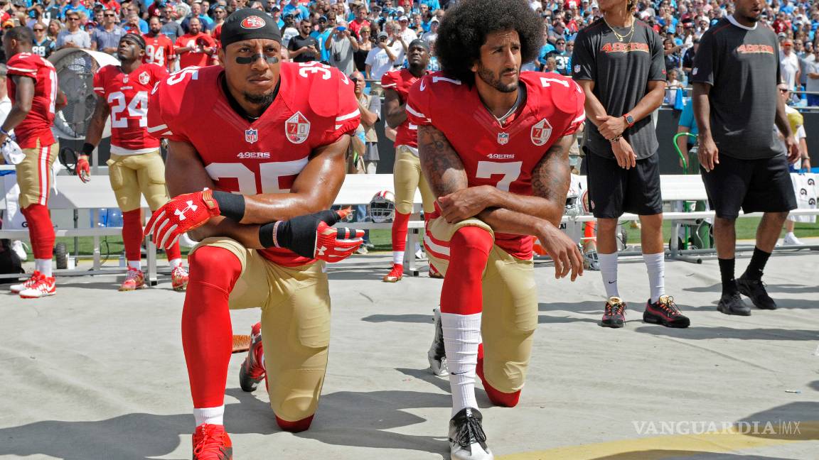 $!¿Regresará a la NFL? La Liga anuncia un acuerdo con Colin Kaepernick y Eric Reid tras sus quejas por supuesto racismo