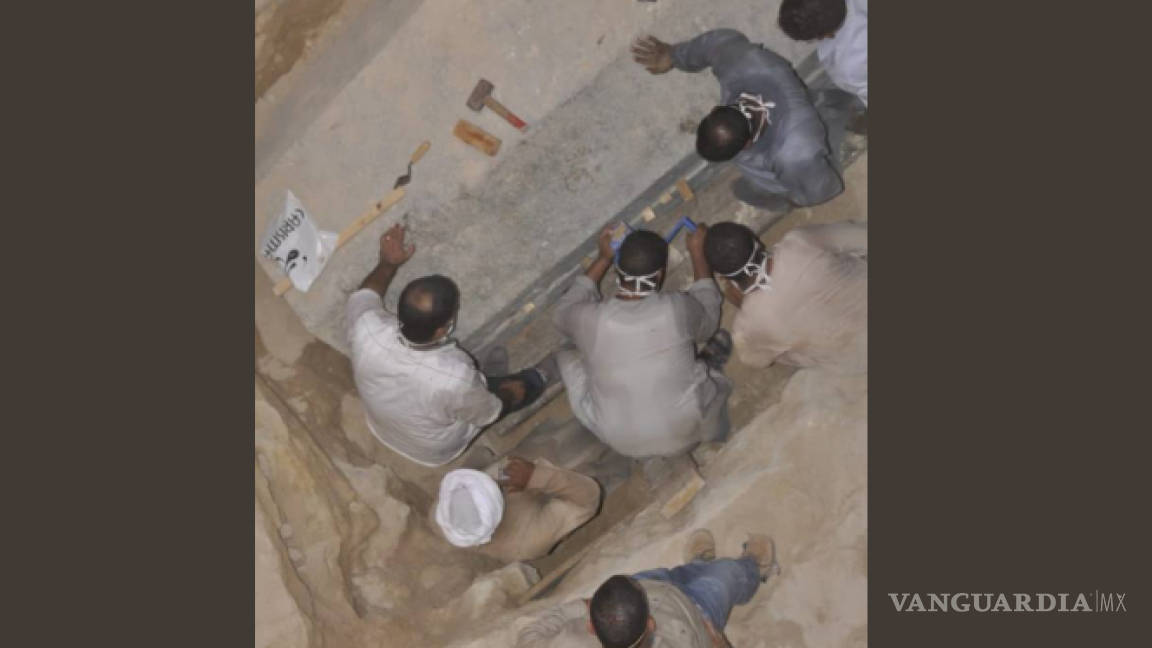 Egipto refuta informe sobre líquido dentro de sarcófago