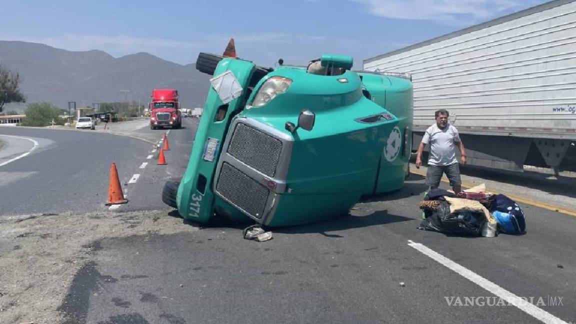 Deja pérdidas diarias de 11 mdp el cierre de la carretera Saltillo-Monterrey