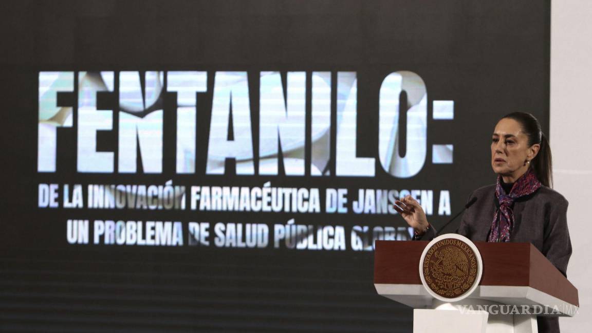 $!La presidenta de México, Claudia Sheinbaum, presentó el plan nacional contra las adicciones.