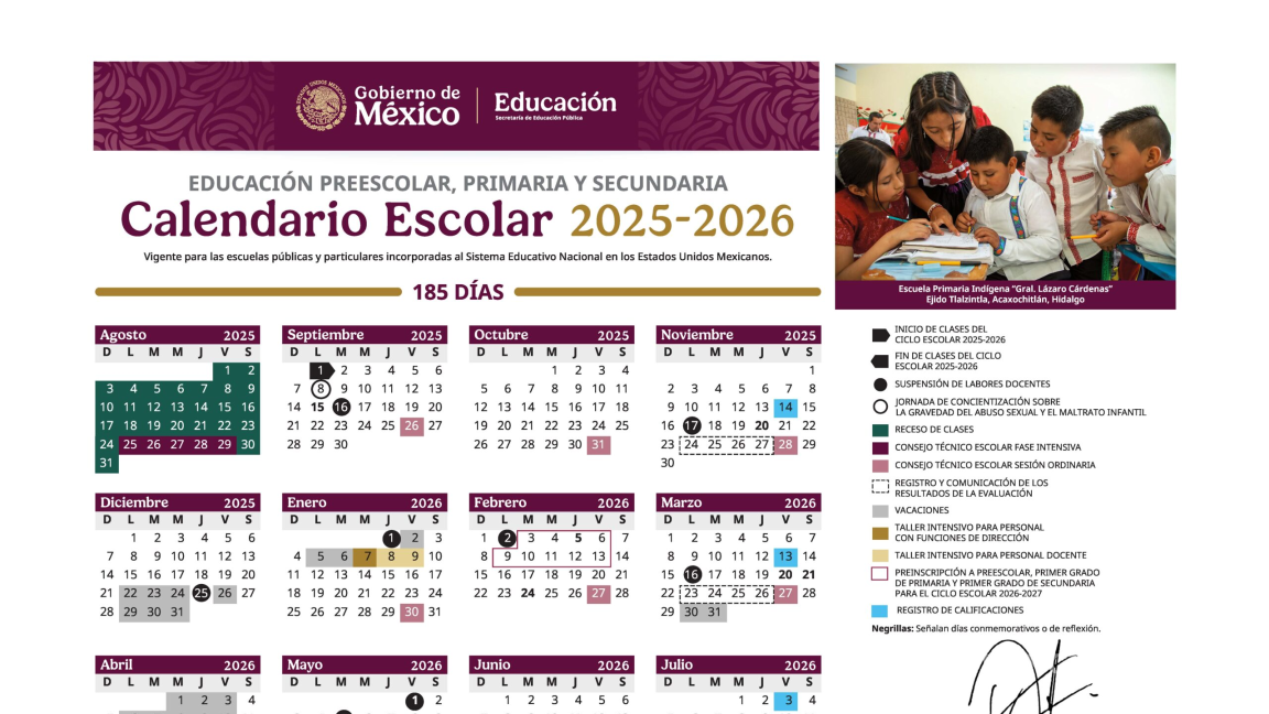 Calendario SEP: ¿Cuándo regresan los niños a clases? Estas son las fechas del ciclo escolar 2025-2026