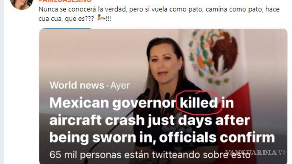 $!'Bots' desatan guerra contra AMLO por accidente de Martha Érika y Rafael Moreno