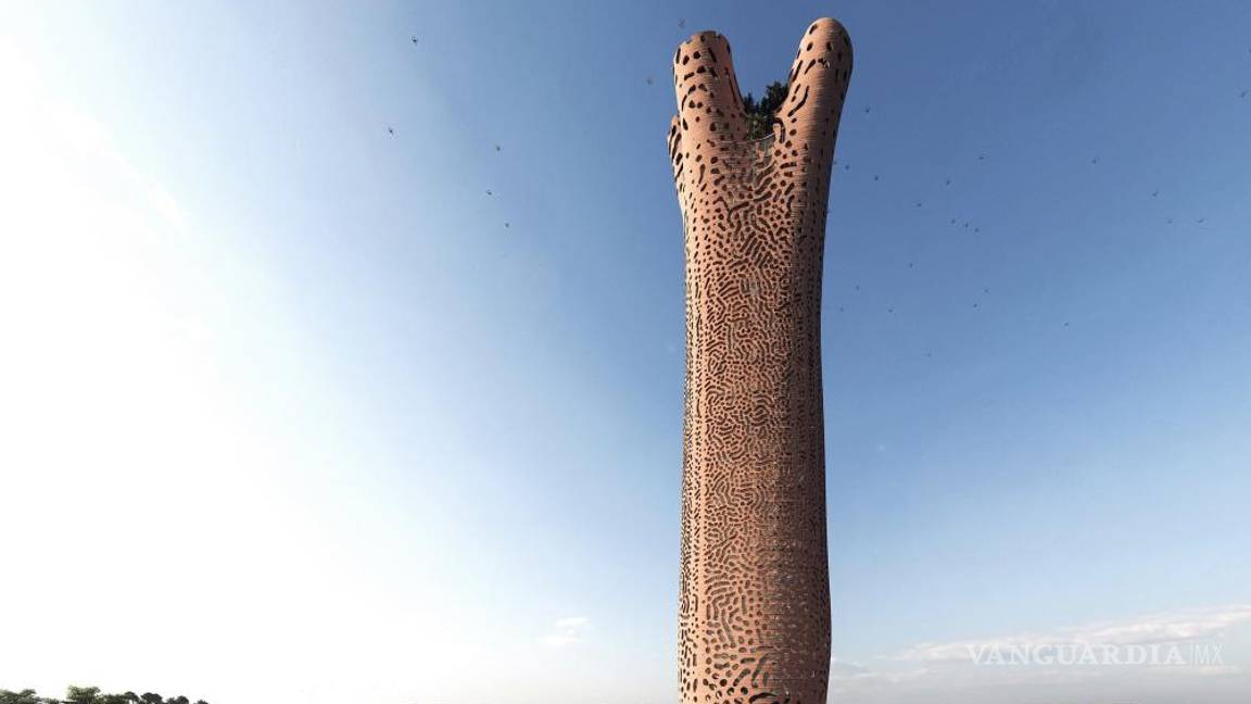 $!'Torre de la Vida', en primer plano.