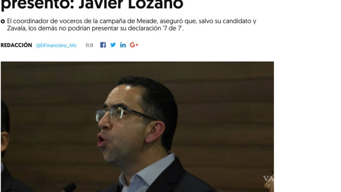 Javier Duarte presentó su 3 de 3 pero el IMCO nunca la aceptó porque existían acusaciones de corrupción