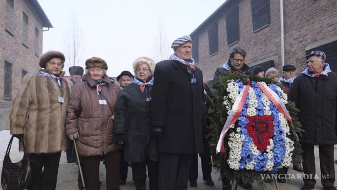 Sobrevivientes de Auschwitz conmemoran su liberación