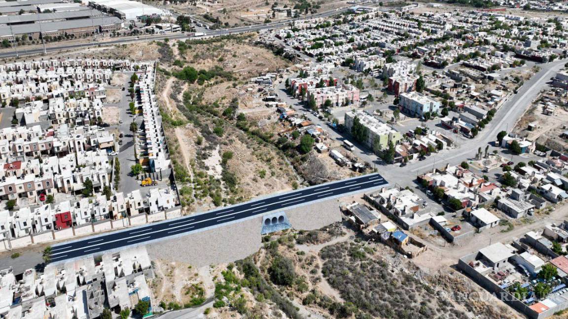 Saltillo: construyen puente vehicular que unirá las colonias Lomas del Refugio y Colinas de San Lorenzo, con inversión de 13 millones