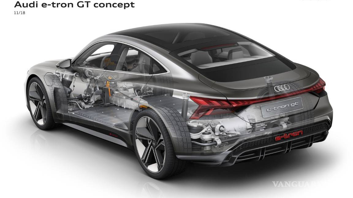 $!Audi e-tron GT Concept, eléctrico que da 590 hp y 400 km de autonomía... y 240 km/h
