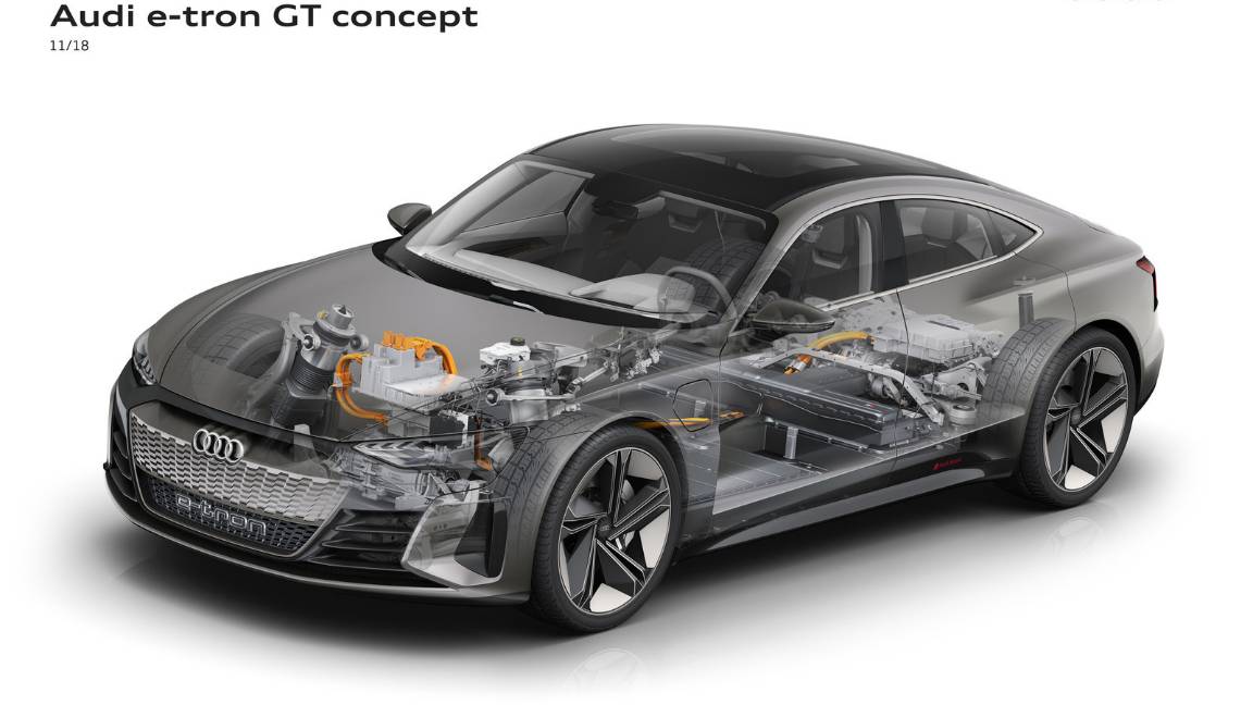 $!Audi e-tron GT Concept, eléctrico que da 590 hp y 400 km de autonomía... y 240 km/h
