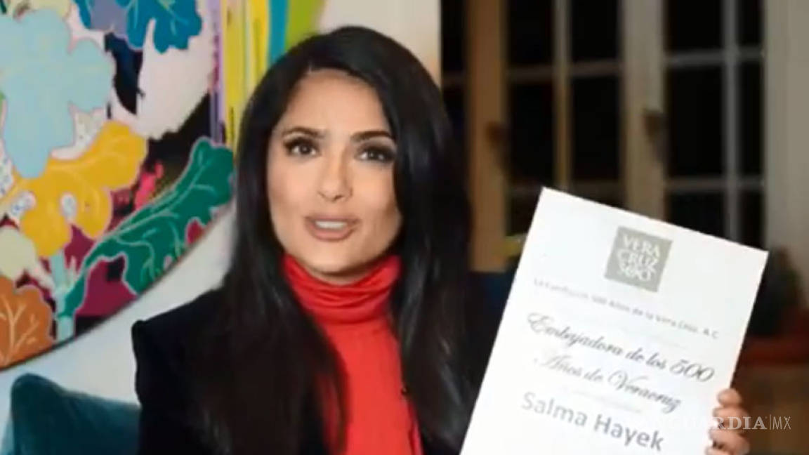 Salma Hayek, embajadora de los 500 años de Veracruz