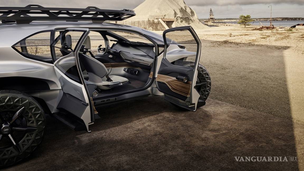 $!Audi AI:TRAIL Quattro, impresionante concepto de SUV eléctrico, autónomo y con IA