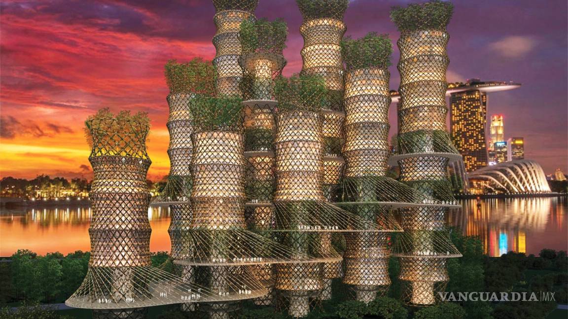 Rascacielos de bambú, inspirados y aliados con la naturaleza