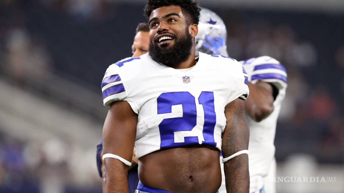 $!Ezekiel Elliot entrena en México con un Salón de la Fama de la NFL