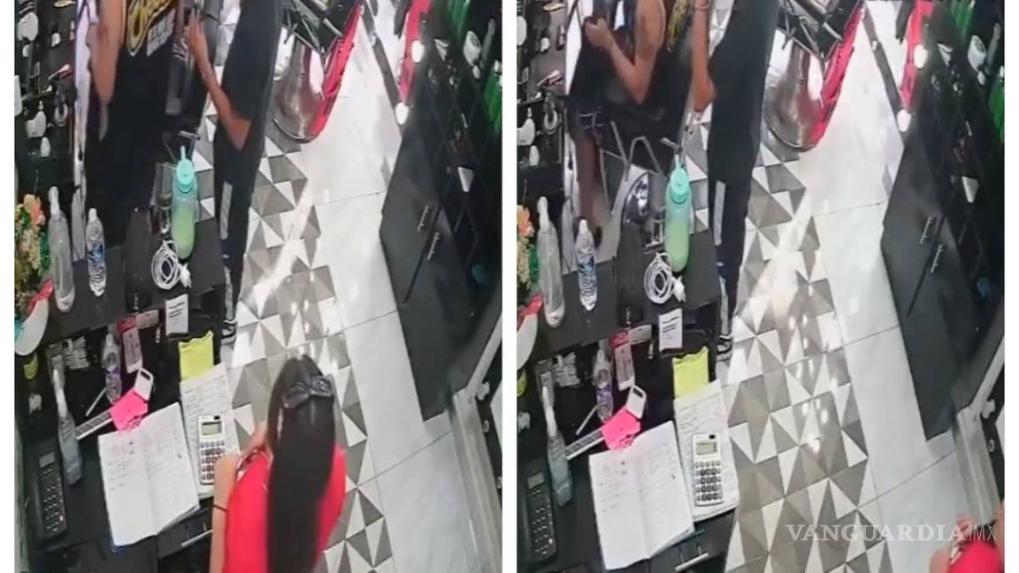 ‘Quiubo carnal, esta es ‘La Maña’’... así cobran sicarios derecho de piso por 50 mil pesos a barbería en Cancún (video)