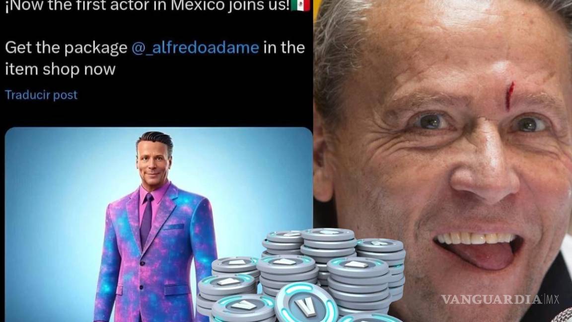 ¿Alfredo Adame en Fortnite? Supuesta skin de Temporada se hace viral en redes