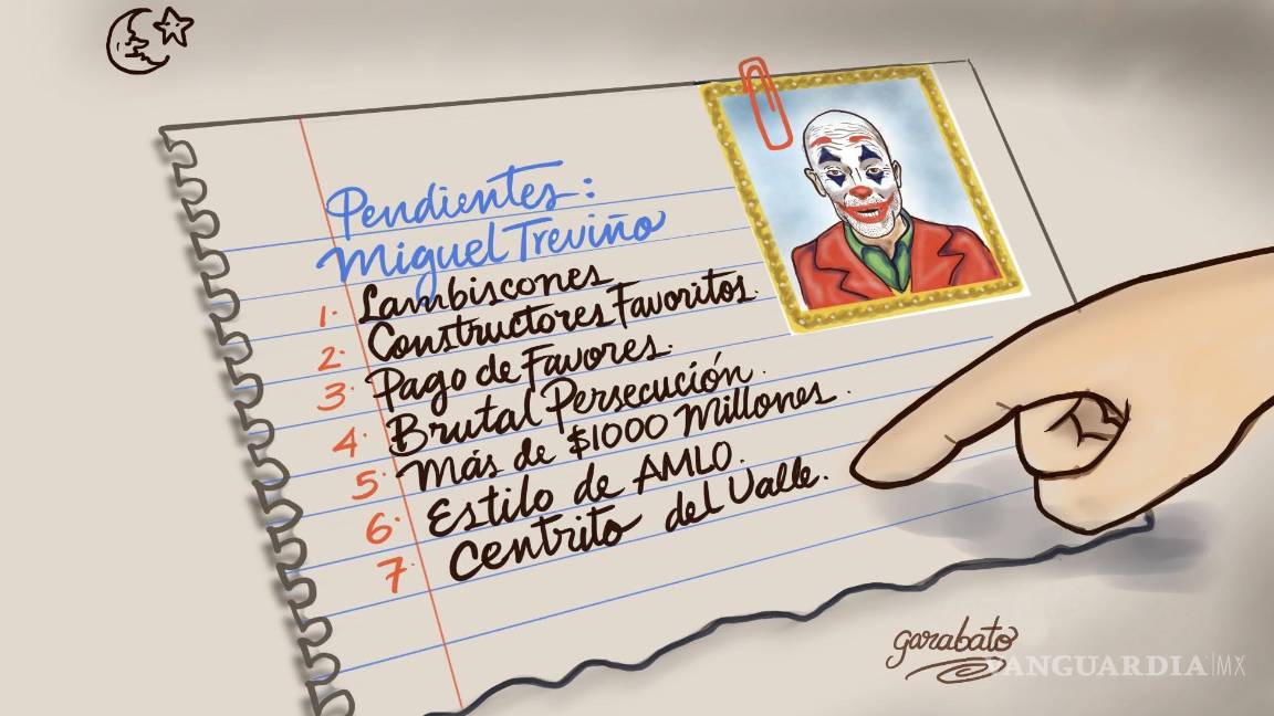 $!Pendientes de Miguel Treviño.