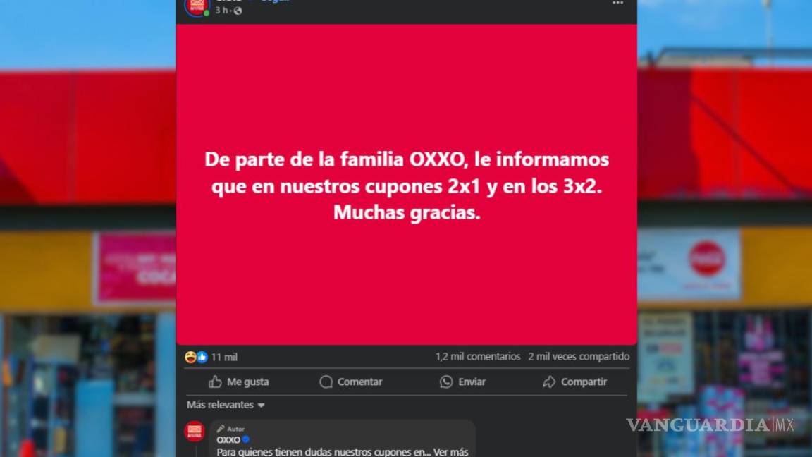 $!Oxxo omitió información en su más reciente publicación en Facebook, lo que provocó cientos de mensajes y reacciones de sus seguidores.