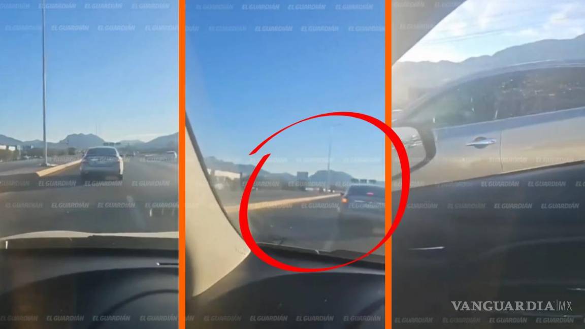 Captan a presunta ‘montachoques’ en carretera Saltillo-Arteaga (VIDEO)