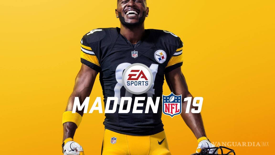 Antonio Brown será la portada del Madden ¿Maldición para Steelers?