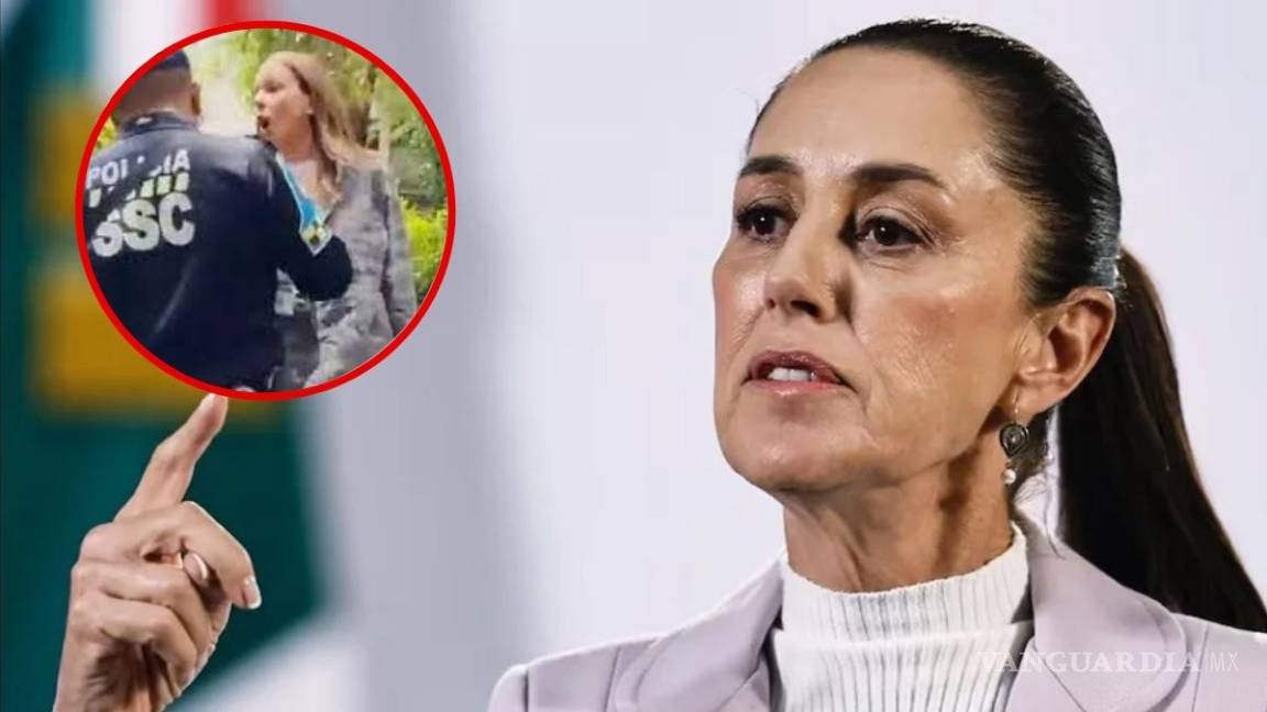 ‘Deplorable’: Sheinbaum condena ataque de ‘Lady racista’ a policía de Ciudad de México