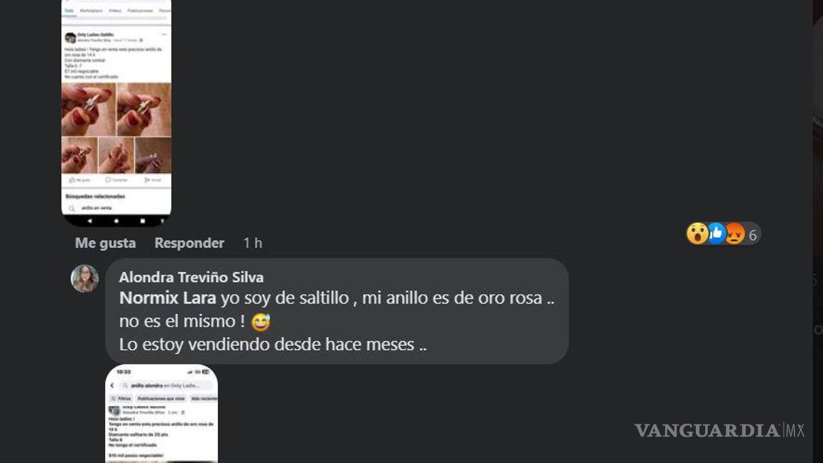 $!Mujeres denuncian a vendedora por ofrecer un anillo similar al reportado como extraviado; sin embargo, todo se trató de una confusión.