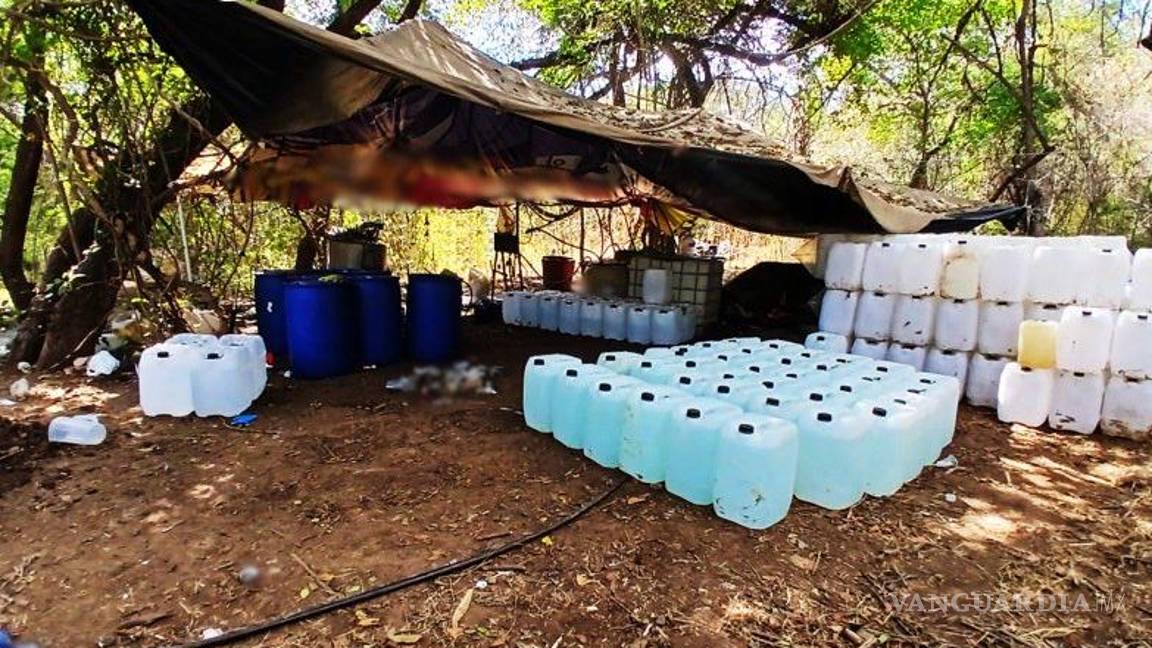 $!Decomisan en Sinaloa más de 700 kg de metanfetaminas y 211 mil pastillas de fentanilo, con valor de 750 mdp