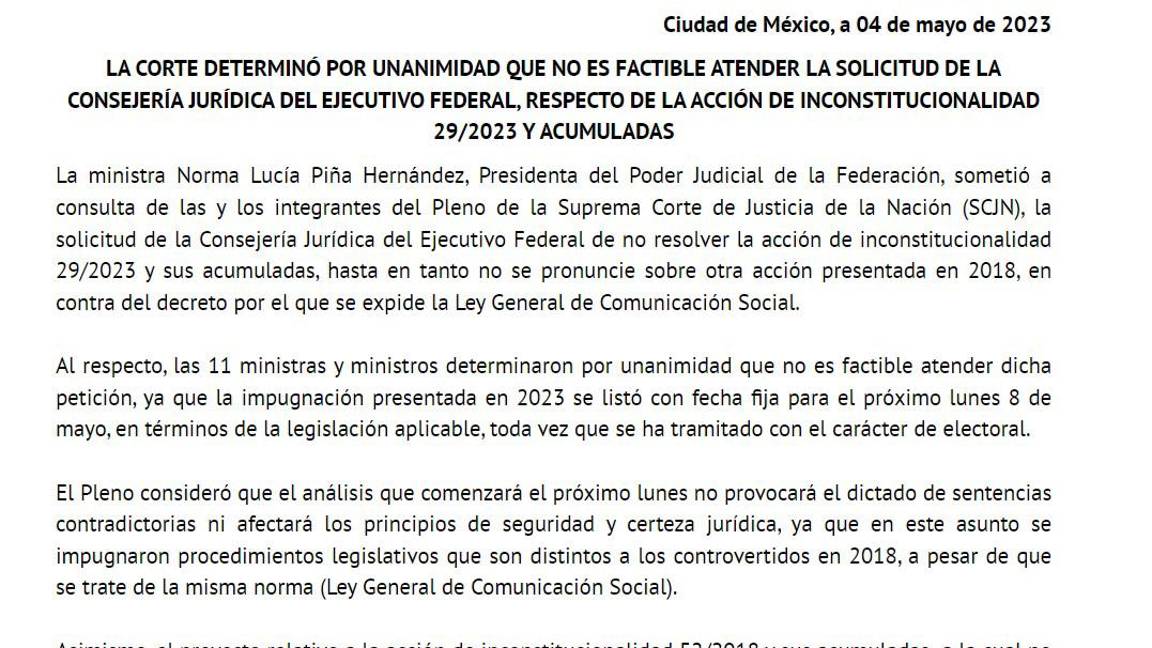 $!La resolución se llevó a cabo en una sesión privada.