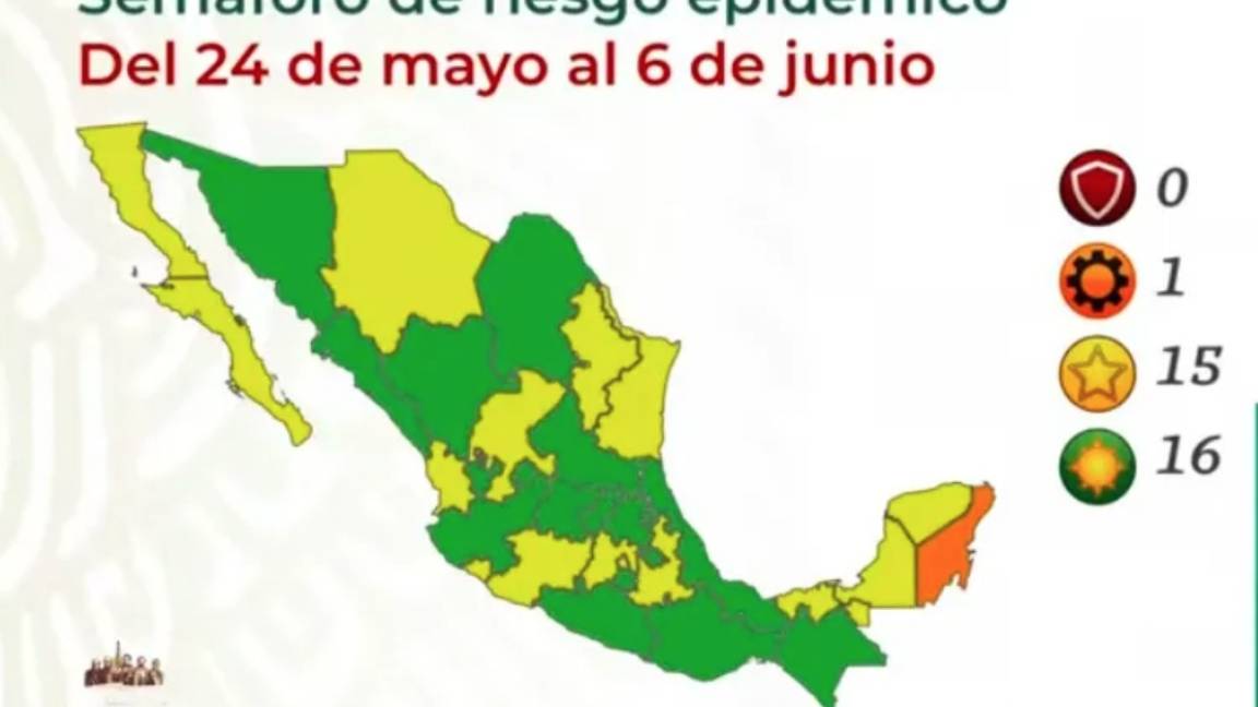 La mitad de México tendrá bajo riesgo por COVID-19 a partir del lunes