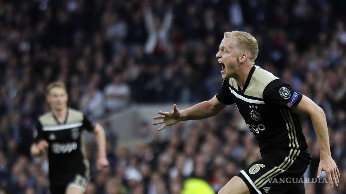 Ajax sigue viviendo el 'cuento de hadas' y gana al Tottenham en la Champions League