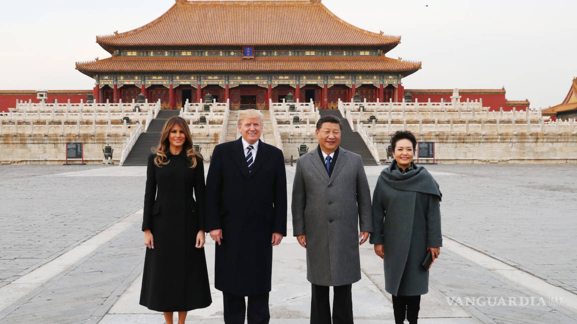 Xi Jinping y Trump visitan tres salones principales del Museo del Palacio en China