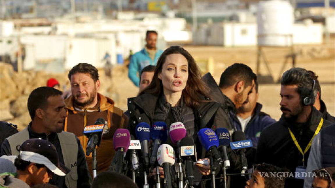 Angelia Jolie urge en Jordania a encontrar solución a conflicto en Siria