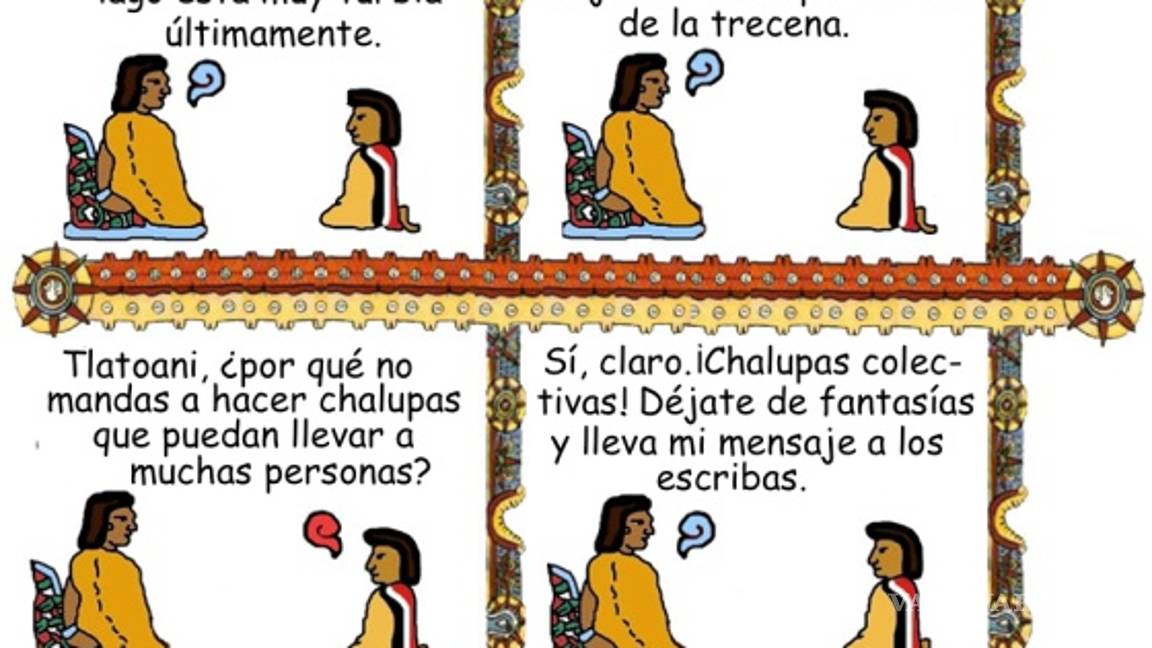 $!¿Qué haría Nezahualcóyotl? Esta tira cómica lo enfrenta a los problemas del México actual