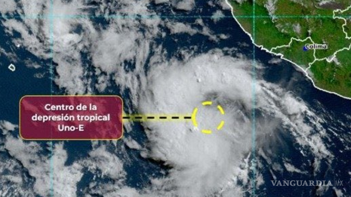 Más lluvia en México, depresión tropical se forma frente a Colima y Jalisco