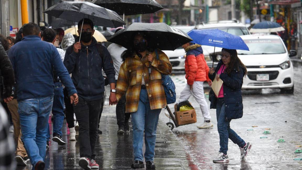 Abrígate y prepara el paraguas... Conagua: Frentes fríos y lluvias intensas dominan el panorama en estos estados