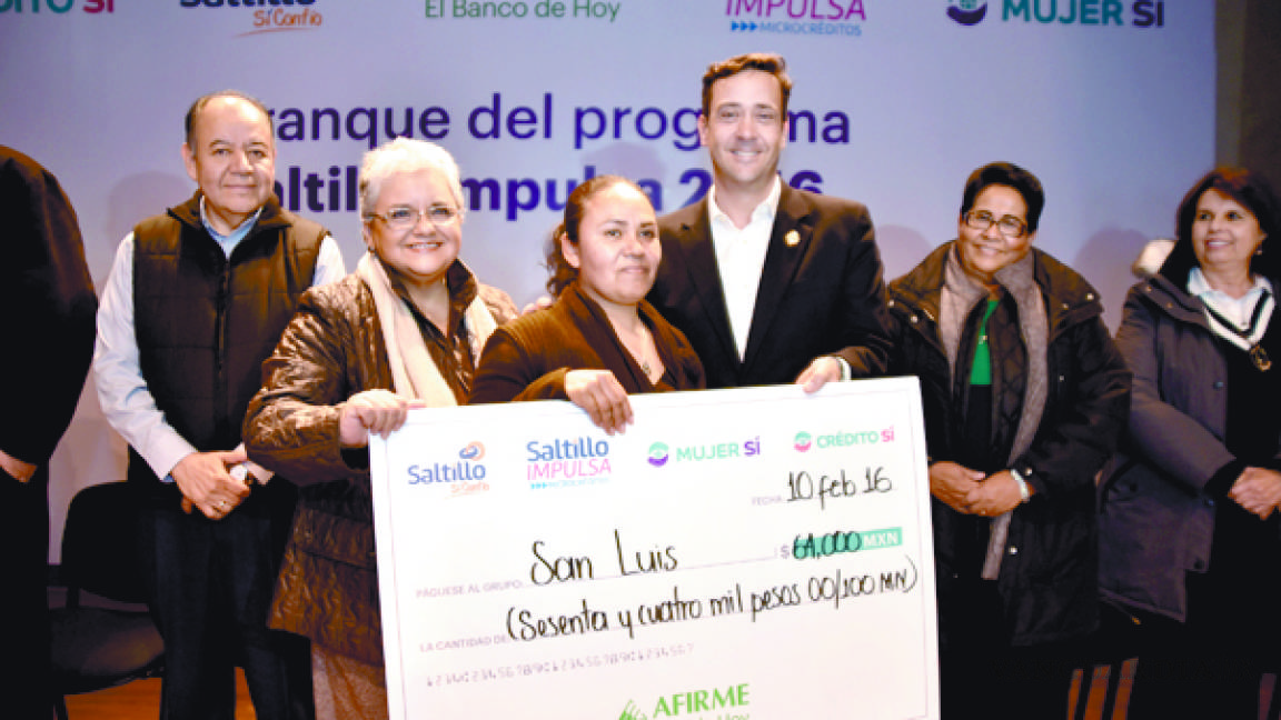 Impulsa Municipio de Saltillo, con microcréditos, economía familiar