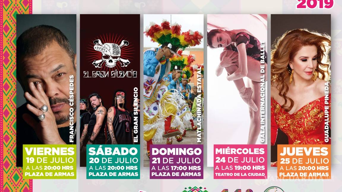 Arranca Festival Internacional de Cultura de Saltillo 2019