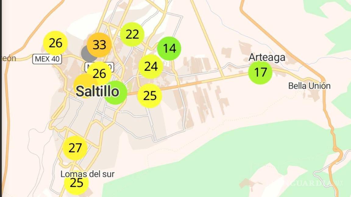 Saltillo: Persiste contaminación ‘muy mala’ durante las noches, cerca de zona industrial