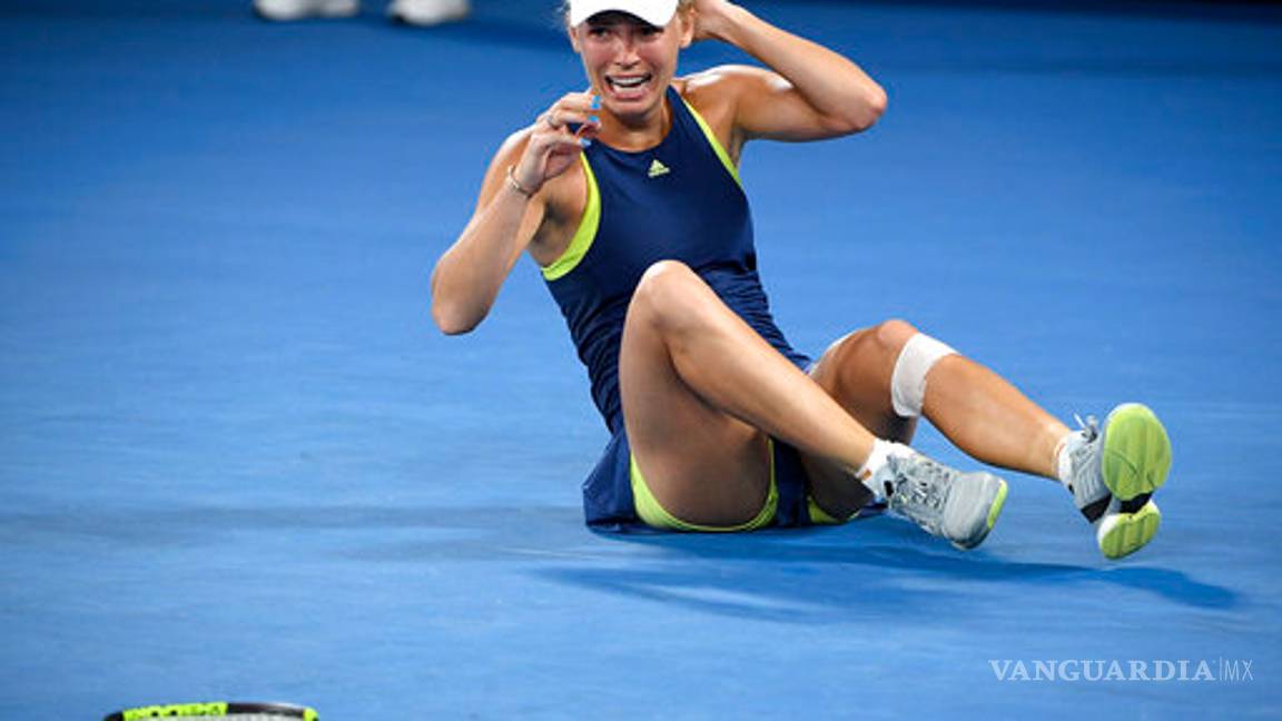 $!Así vivió Caroline Wozniacki su victoria en el Open de Australia