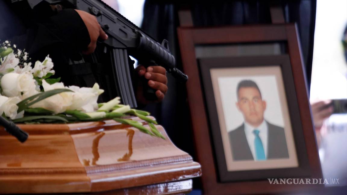 Saltillo: despiden con honores a Jesús Galván Padilla, agente fallecido en operativo