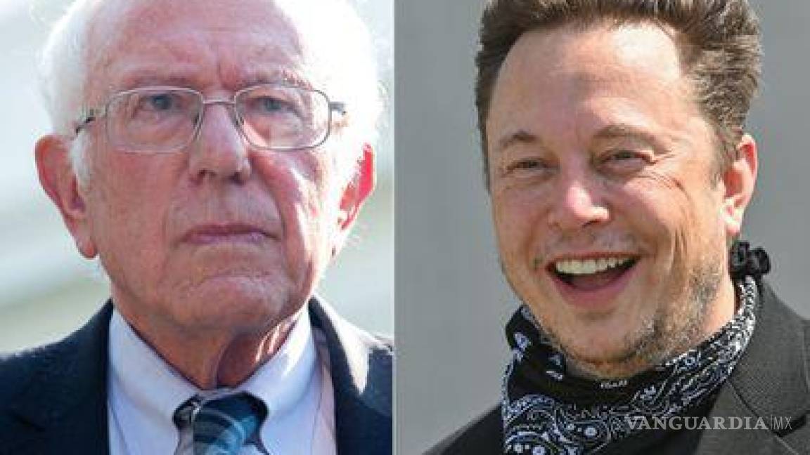 Por los impuestos, Elon Musk se enfrenta con Bernie Sanders