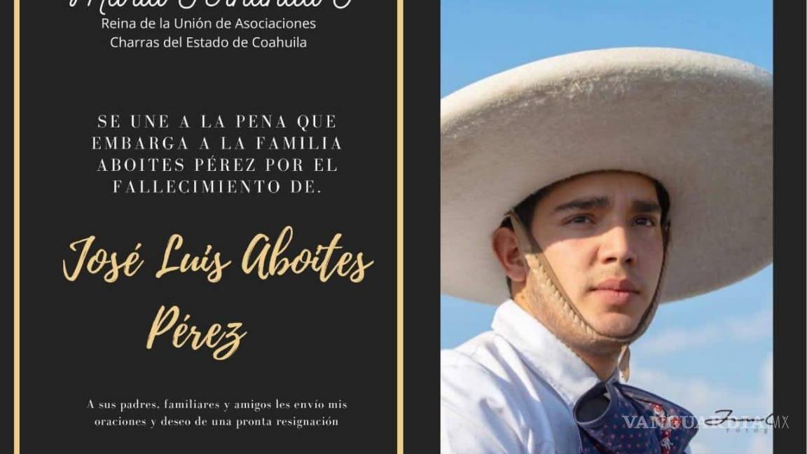 $!Lamentan en Saltillo muerte del Charro Eduardo Flores
