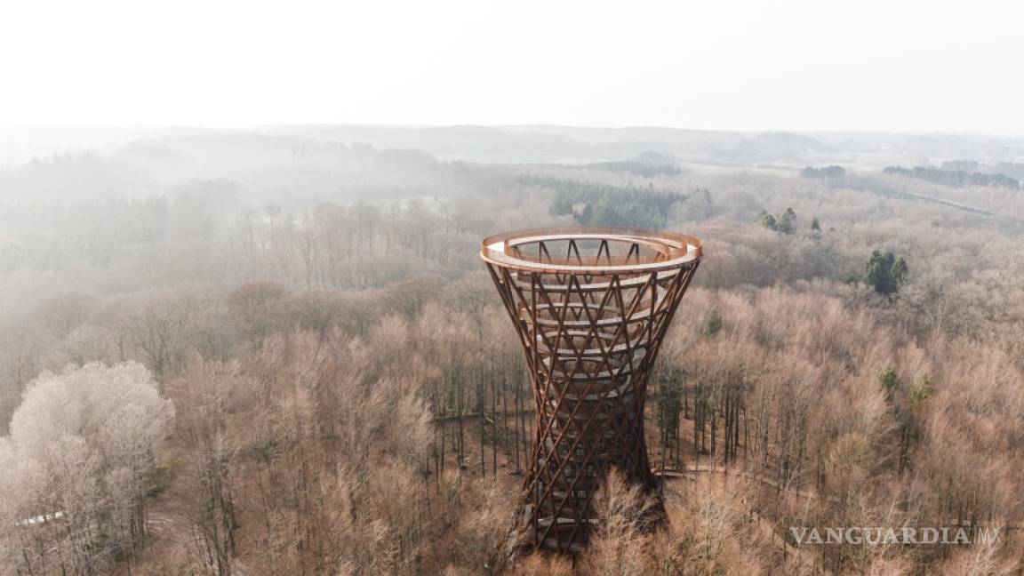 La Forest Tower les ofrece a los visitantes una nueva perspectiva del bosque escandinavo