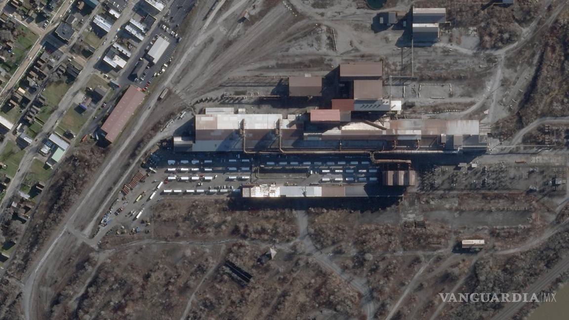 $!na foto satelital proporcionada por Planet Labs muestra la mina de bitcoins de Mawson Infrastructure Groups en Midland, Pensilvania.