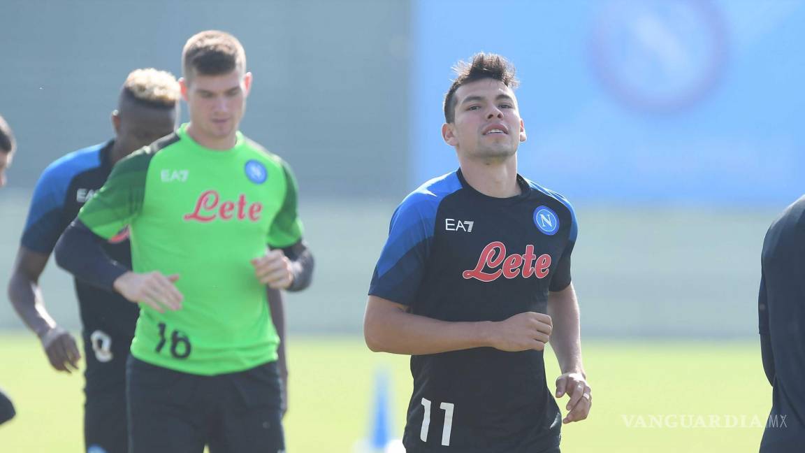 De cara a Champions, ‘Chucky’ Lozano regresa a entrenar con Napoli
