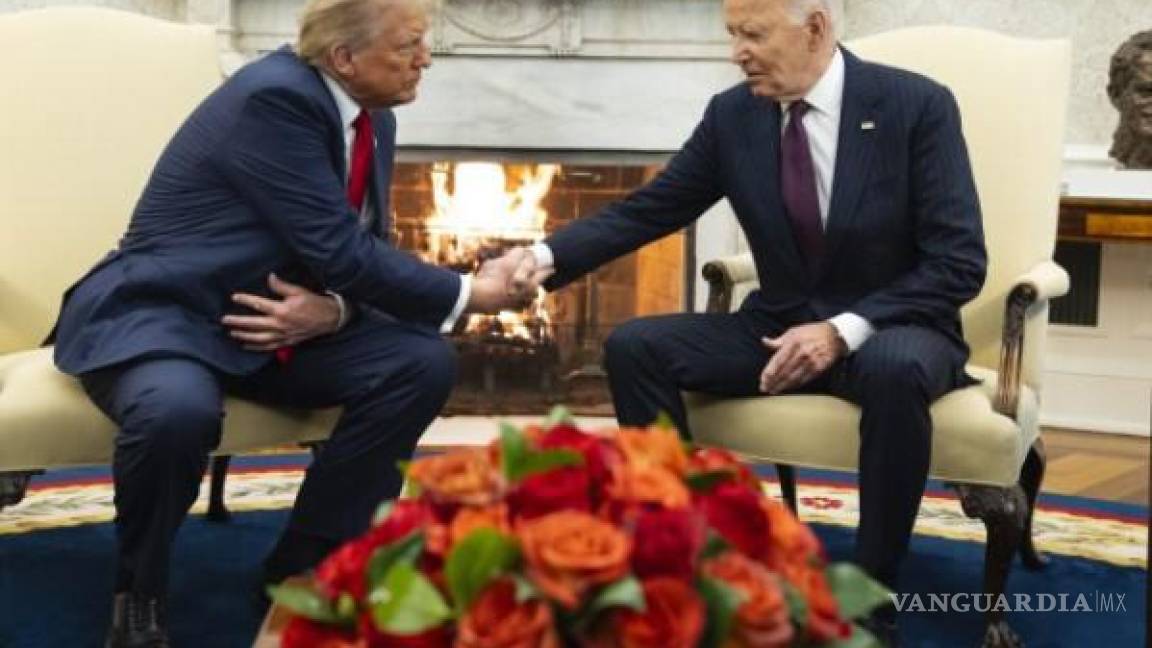 Biden felicita a Trump y le da la bienvenida a la Casa Blanca en un encuentro histórico