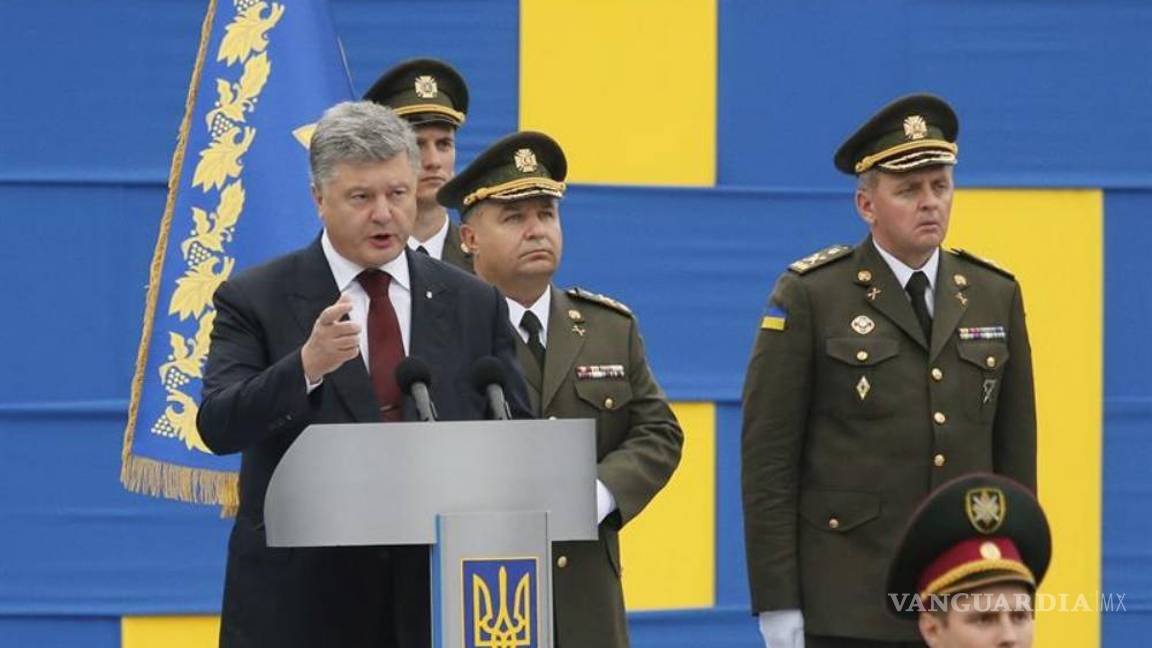 $!Ucrania celebra un cuarto de siglo de independencia inmersa en una guerra