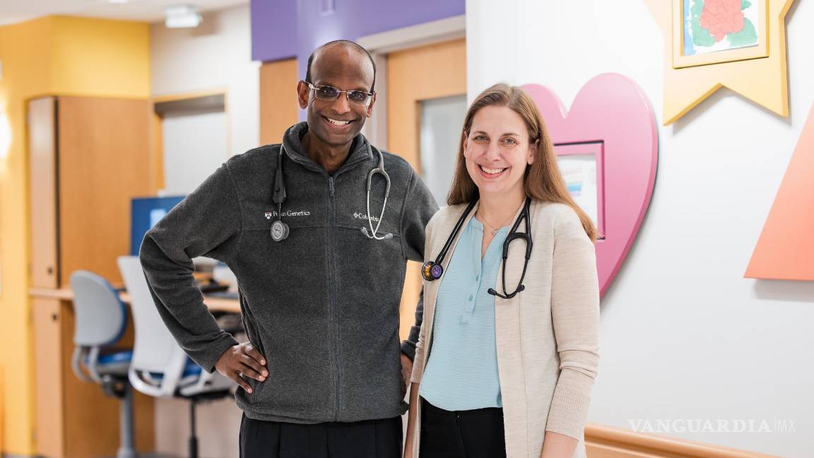 $!El Dr. Kiran Musunuru, investigadora de edición genética en la Universidad de Pensilvania, (i), y a la Dra. Rebecca Ahrens-Nicklas.