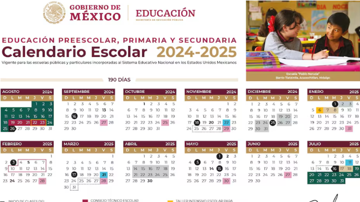 $!Noviembre 2024: Estos son los días de descanso OBLIGATORIO para preescolar, primaria y secundaria, de acuerdo con la SEP